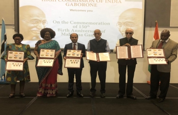 Commemoration of the 150th Birth Anniversary of Mahatma Gandhi on 2nd October 2018 